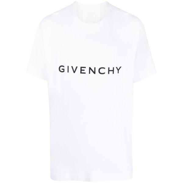엘링크,GIVENCHY 남성 화이트 티셔츠