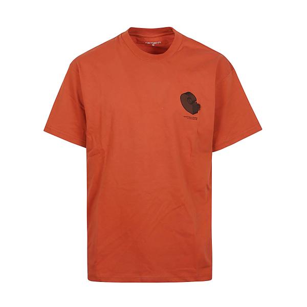 엘링크,CARHARTT WIP 남성 오렌지 티셔츠