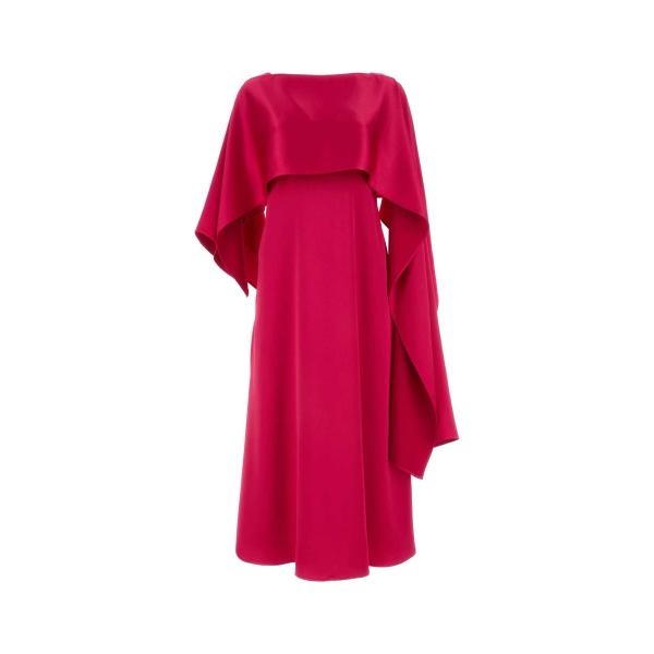 엘링크,MAX MARA WEEKEND 여성 핑크 Fuchsia 새틴 드레스
