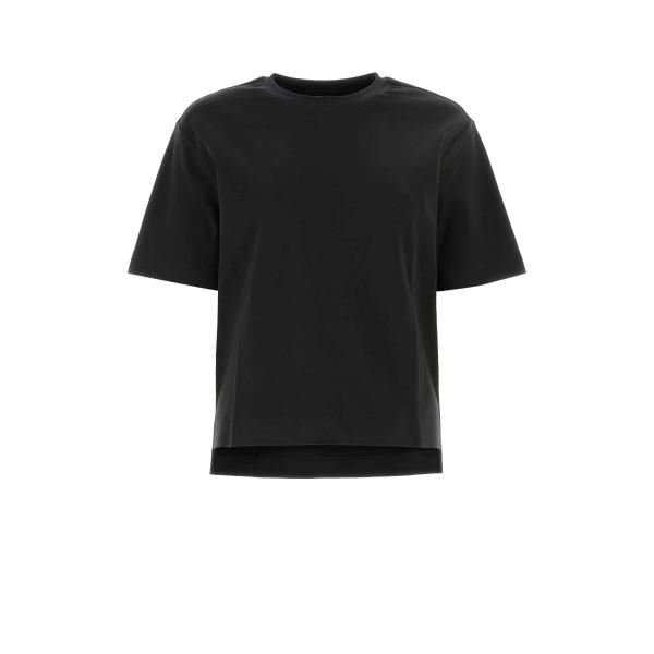 엘링크,MAX MARA WEEKEND 여성 블랙 코튼 티셔츠