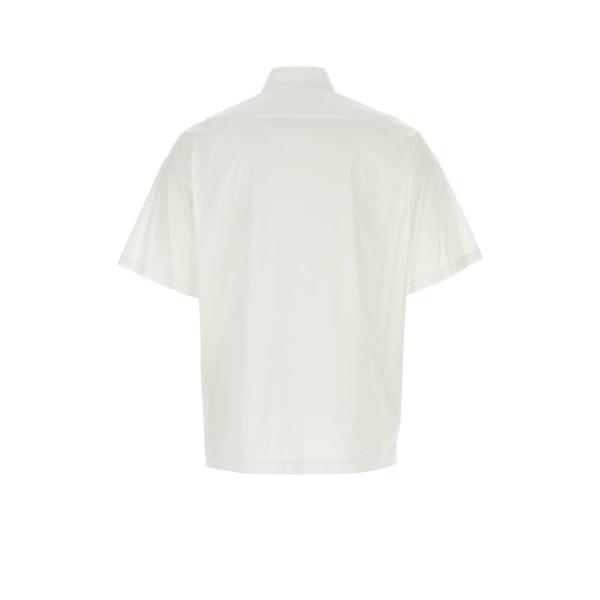 엘링크,PRADA 남성 화이트 Stretch 포플린 셔츠