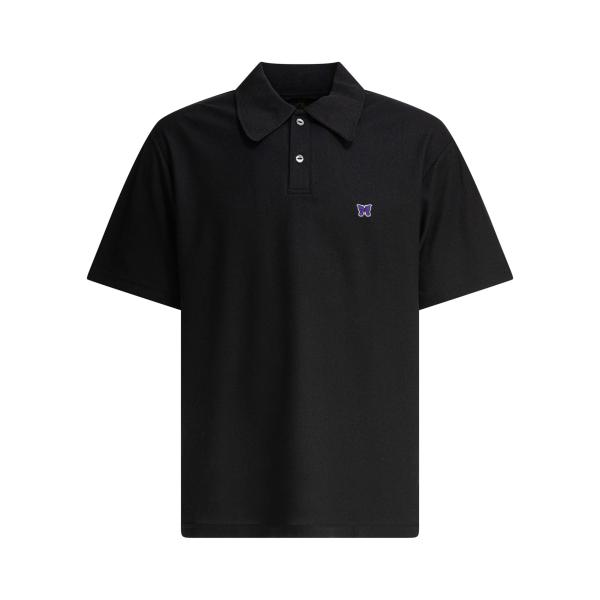 NEEDLES(니들스) 니들스 남성 블랙 반팔 폴로 QV352C-BLACK | S.I.VILLAGE (에스아이빌리지) [NEEDLES]니들스 남성 블랙 반팔 폴로... 