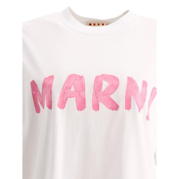 엘링크,MARNI 여성 화이트 티셔츠