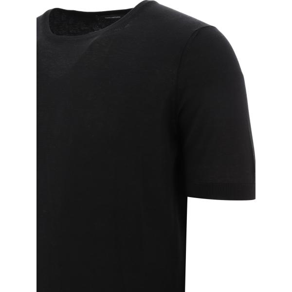 엘링크,TAGLIATORE 남성 블랙 Josh 티셔츠