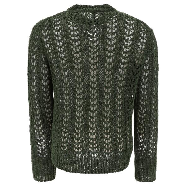 엘링크,JEAN-LUC A.LAVELLE 남성 카키 Redos Knitted 스웨터